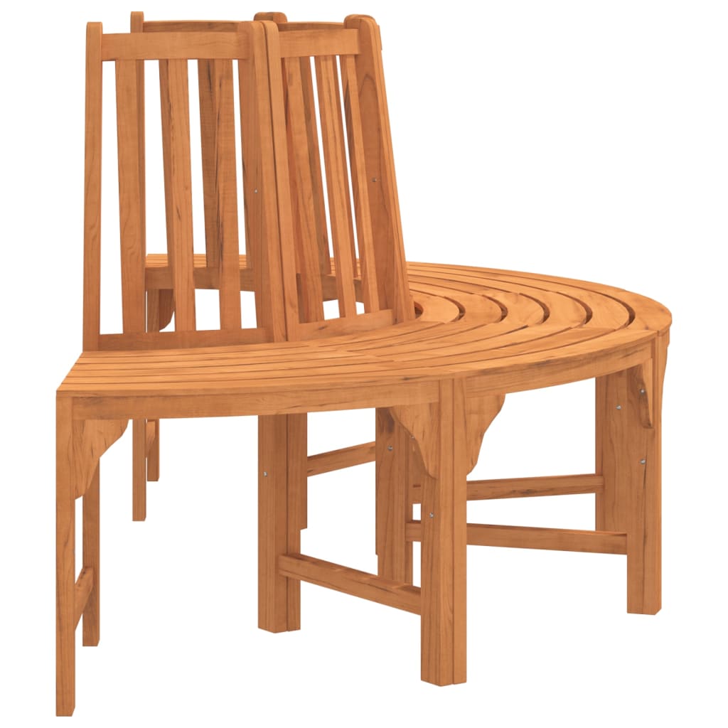 vidaXL Bancă de copac semi-rotundă, Ø208 cm, lemn masiv de eucalipt vidaXL Bancă de copac semi-rotundă, Ø208 cm, lemn masiv de eucalipt