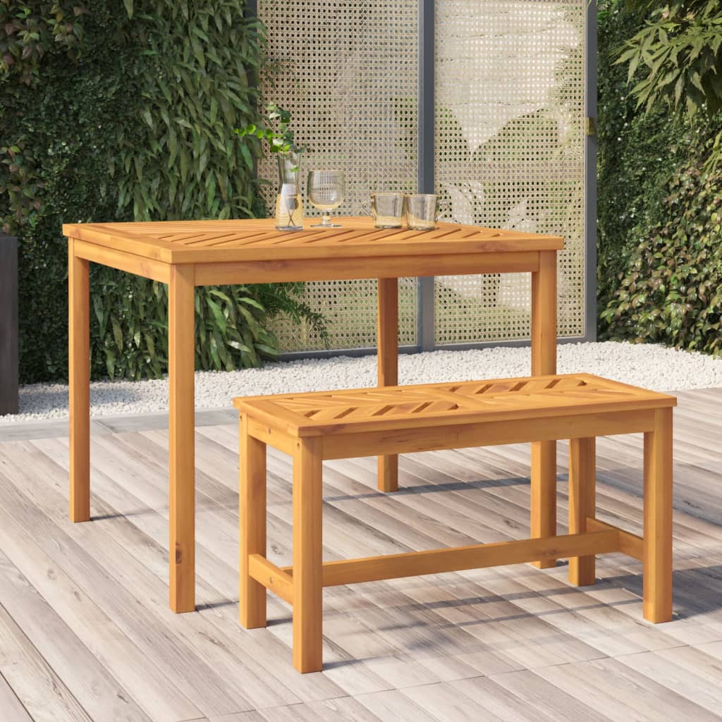 vidaXL Bancă de grădină, 80 cm, lemn masiv de acacia vidaXL Bancă de grădină, 80 cm, lemn masiv de acacia