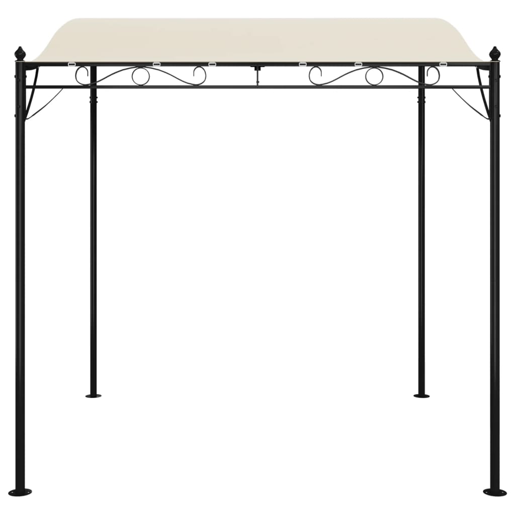 vidaXL Copertină, crem, 2x2,3 m, 180 g/m², material textil și oțel vidaXL Copertină, crem, 2x2,3 m, 180 g/m², material textil și oțel