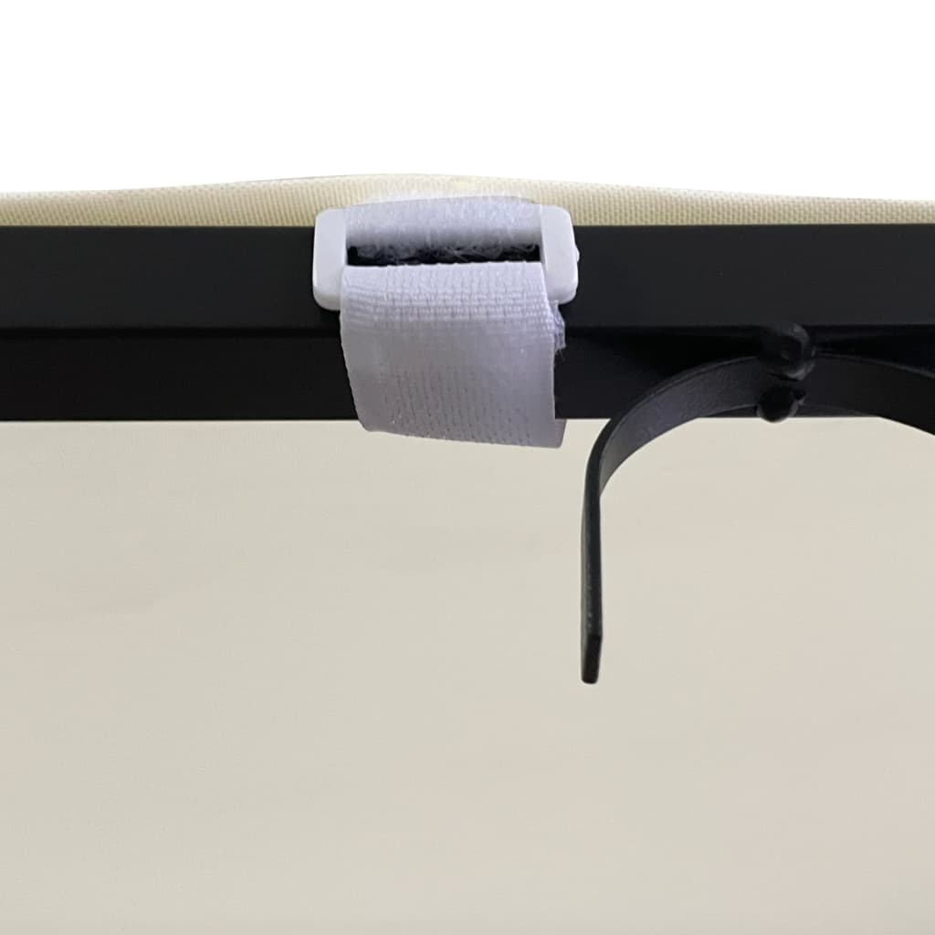 vidaXL Copertină, crem, 2x2,3 m, 180 g/m², material textil și oțel vidaXL Copertină, crem, 2x2,3 m, 180 g/m², material textil și oțel