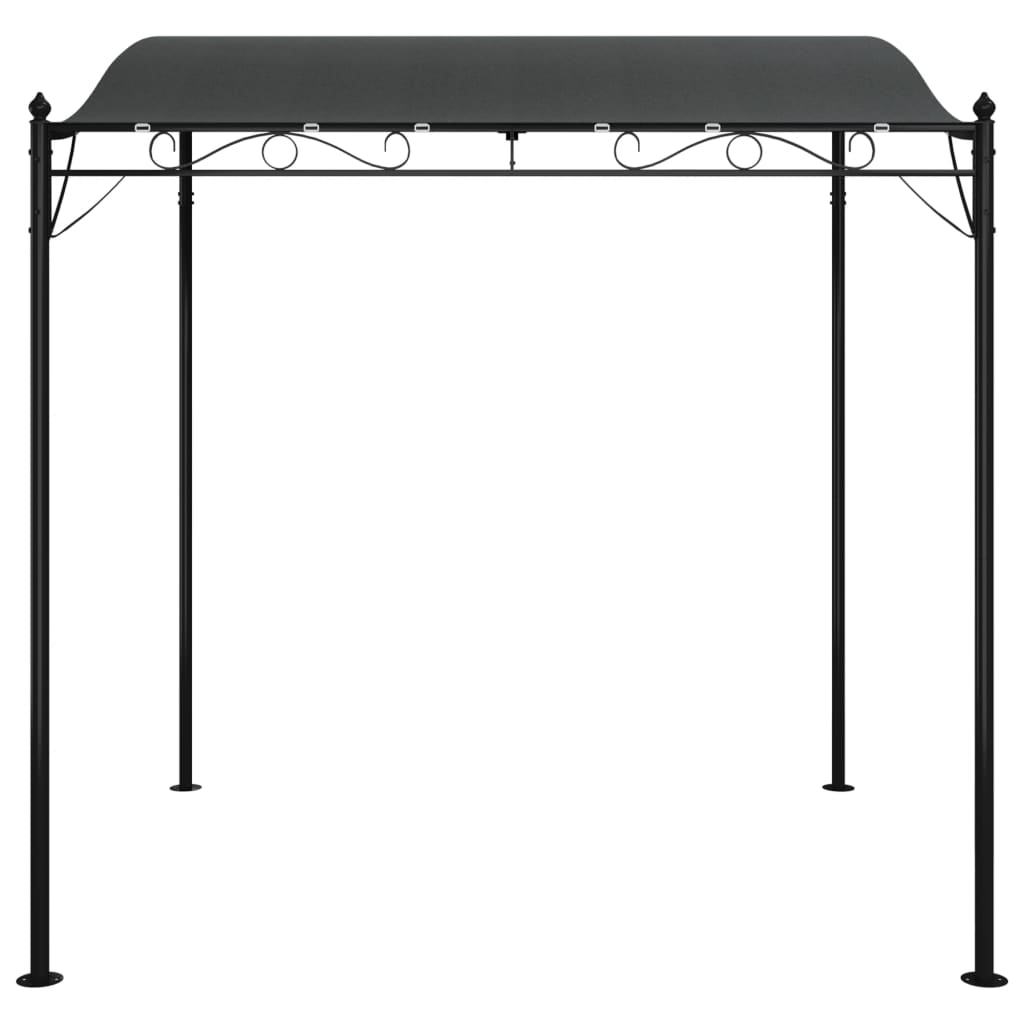 vidaXL Copertină, antracit, 2x2,3 m, 180 g/m², material textil și oțel