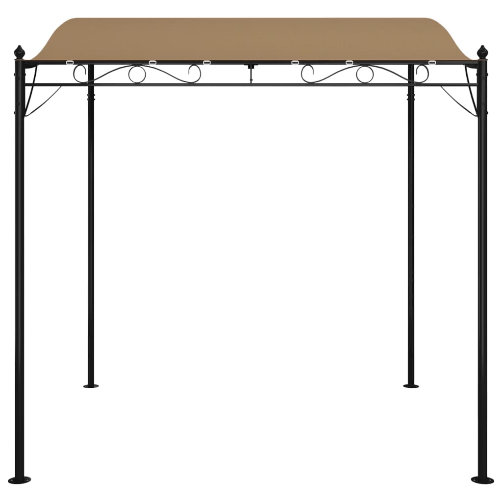 vidaXL Baldachin, gri taupe, 2x2,3 m, 180 g/m², țesătură și oțel
