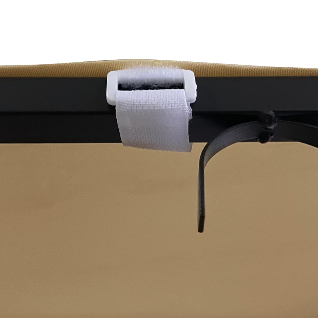 vidaXL Baldachin, gri taupe, 2x2,3 m, 180 g/m², țesătură și oțel