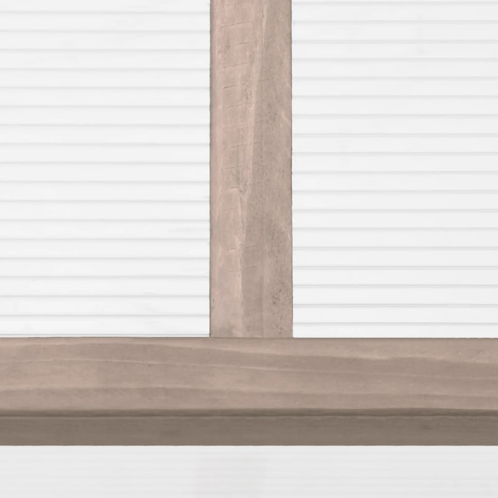 vidaXL Seră, gri, 110x58,5x39 cm, lemn de brad vidaXL Seră, gri, 110x58,5x39 cm, lemn de brad