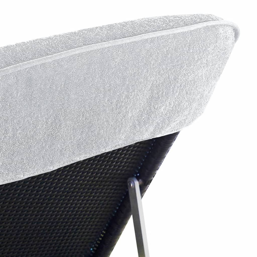 vidaXL Prosoape de plajă, 2 buc., alb, 60x135 cm, textil 400 GSM vidaXL Prosoape de plajă, 2 buc., alb, 60x135 cm, textil 400 GSM