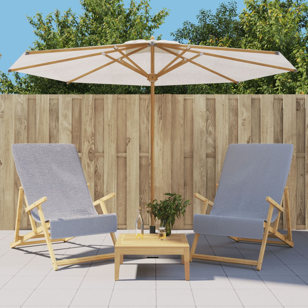 vidaXL Prosoape de plajă, 2 buc., gri, 60x135 cm, textil 400 GSM vidaXL Prosoape de plajă, 2 buc., gri, 60x135 cm, textil 400 GSM