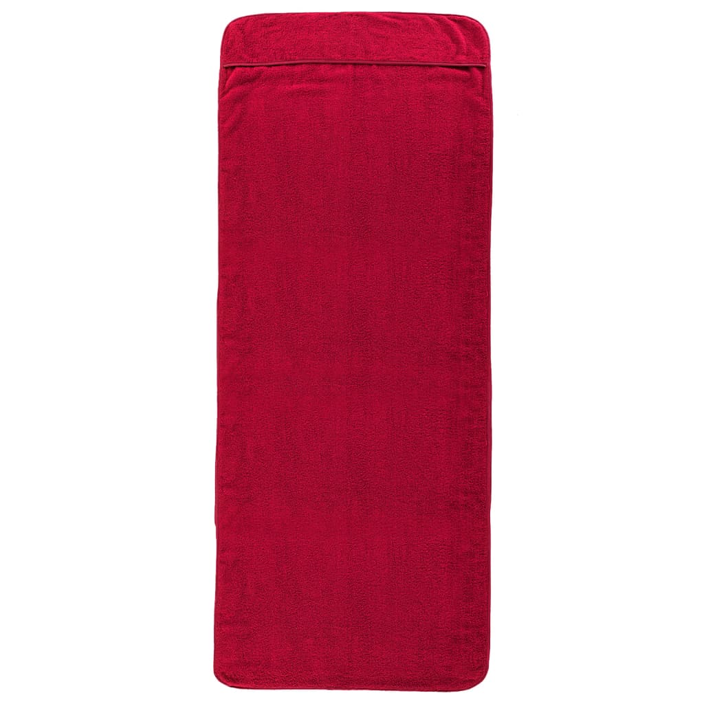 vidaXL Prosoape de plajă, 2 buc., vișiniu, 60x135 cm, textil 400 GSM vidaXL Prosoape de plajă, 2 buc., vișiniu, 60x135 cm, textil 400 GSM