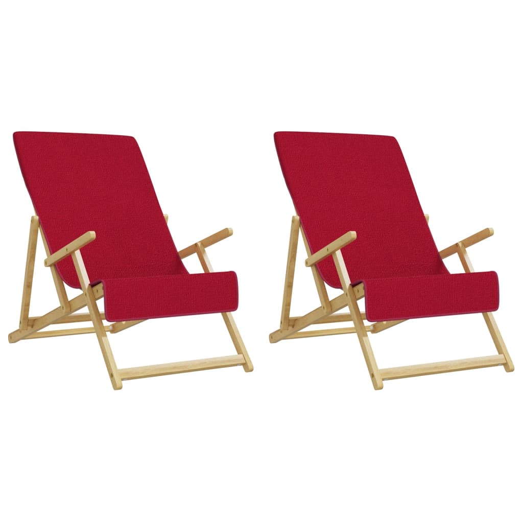 vidaXL Prosoape de plajă, 2 buc., vișiniu, 60x135 cm, textil 400 GSM vidaXL Prosoape de plajă, 2 buc., vișiniu, 60x135 cm, textil 400 GSM
