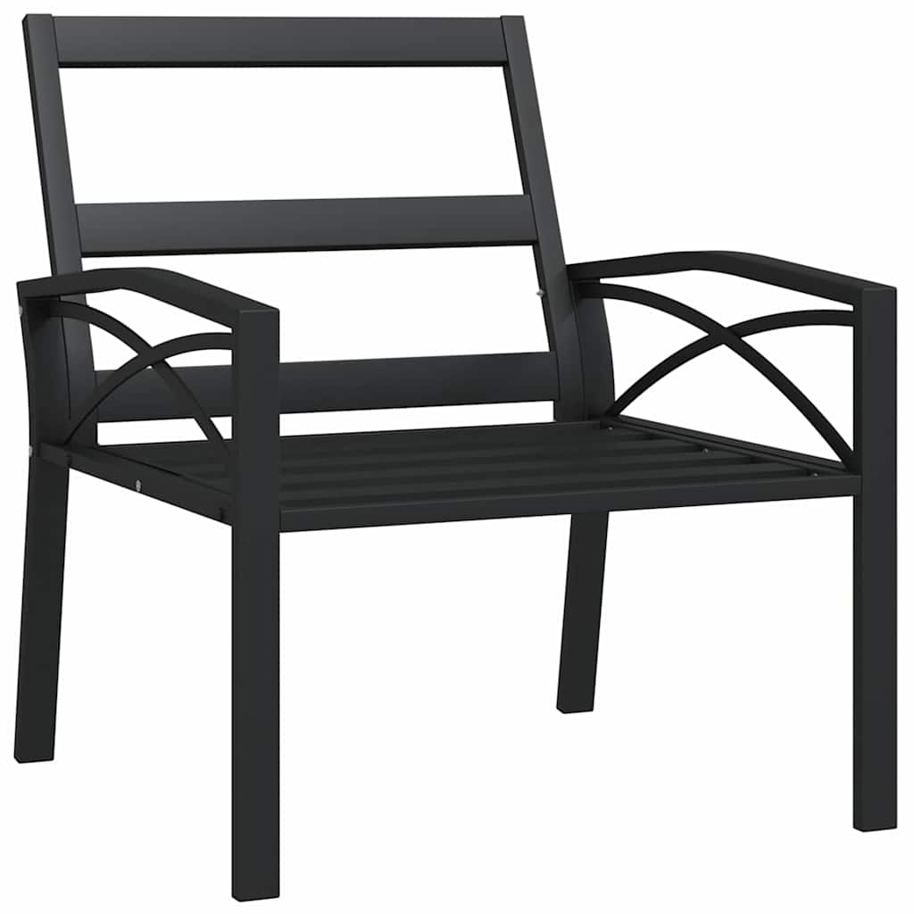 vidaXL Scaun de grădină cu perne nisipiu, 68x76x79 cm, oțel vidaXL Scaun de grădină cu perne nisipiu, 68x76x79 cm, oțel