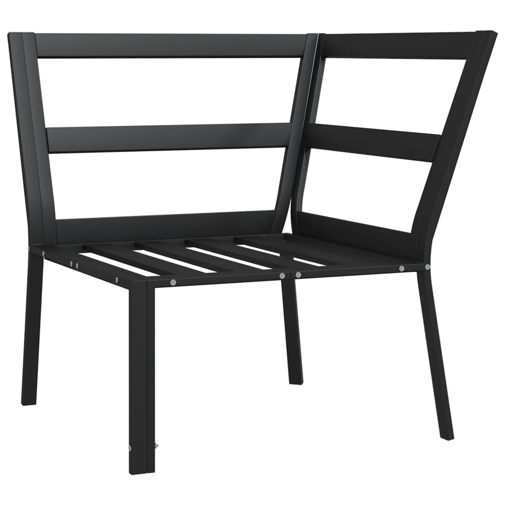 vidaXL Scaun de grădină cu perne nisipiu, 76x76x79 cm, oțel vidaXL Scaun de grădină cu perne nisipiu, 76x76x79 cm, oțel