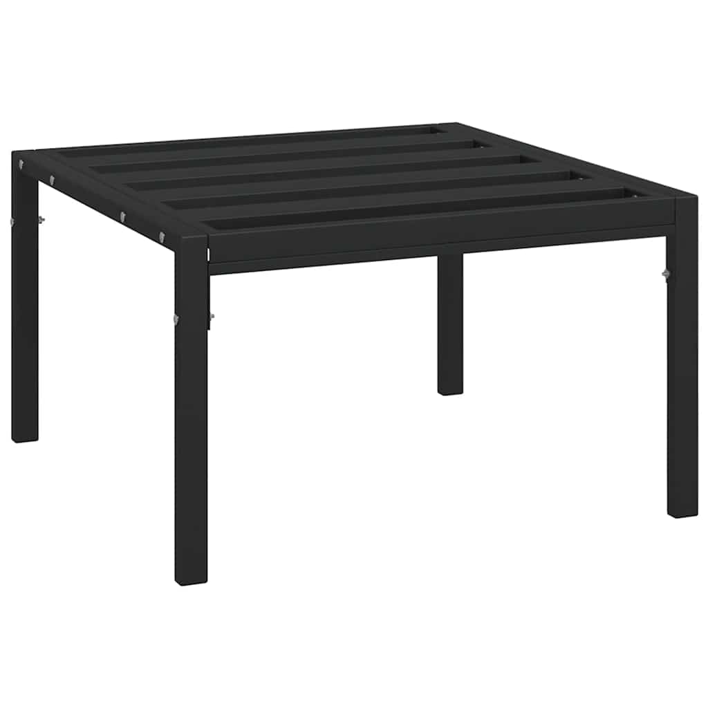 vidaXL Taburete de grădină cu perne gri, 2 buc., 60x60x35 cm, oțel vidaXL Taburete de grădină cu perne gri, 2 buc., 60x60x35 cm, oțel