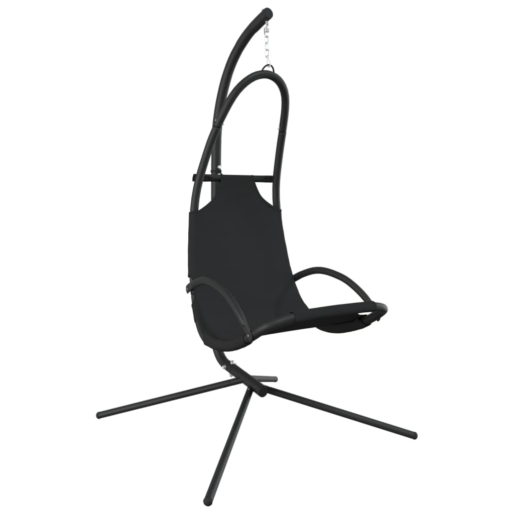 vidaXL Scaun balansoar grădină cu pernă gri închis, textil oxford/oțel vidaXL Scaun balansoar grădină cu pernă gri închis, textil oxford/oțel