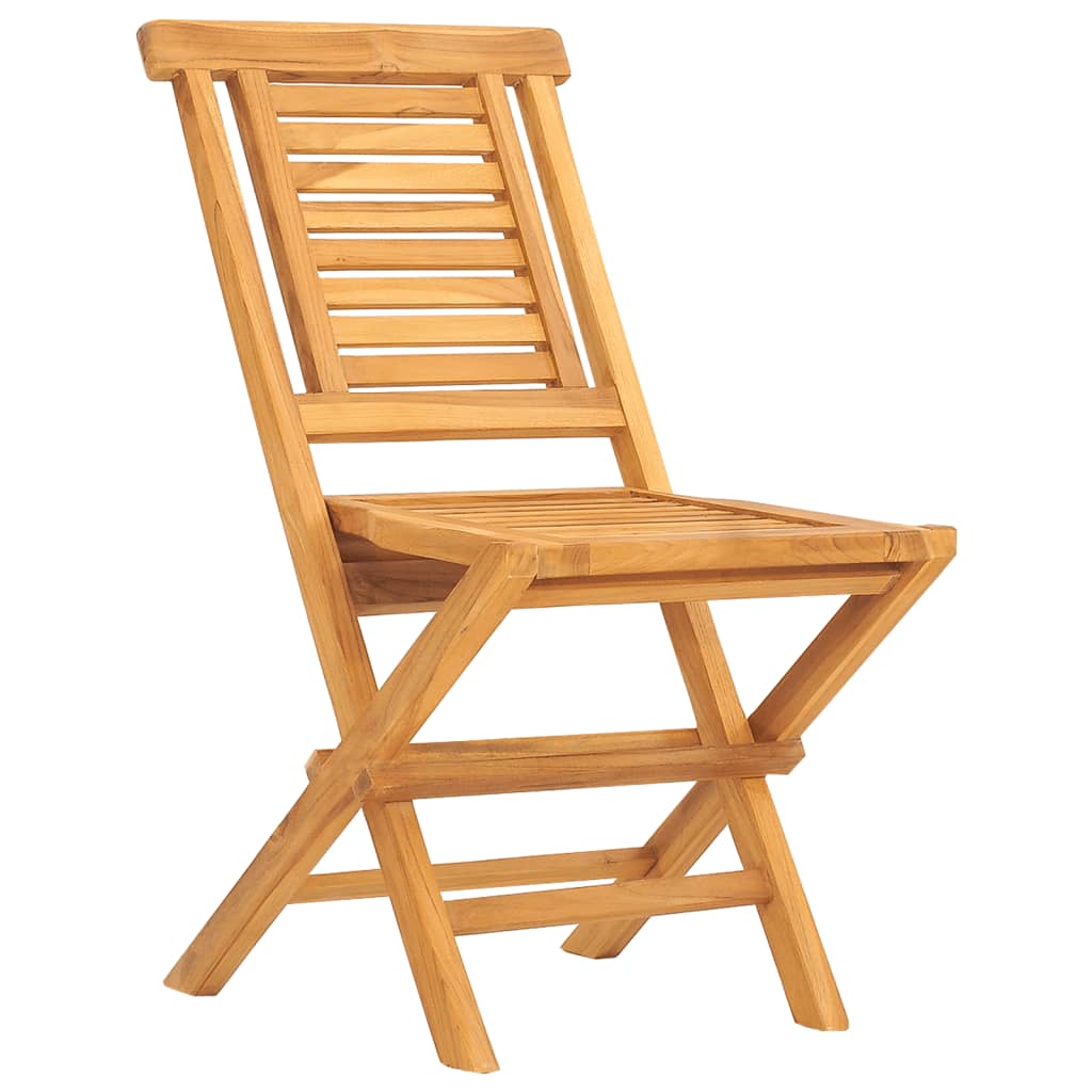 vidaXL Scaune de grădină pliante, 2 buc, 47x63x90 cm, lemn masiv tec vidaXL Scaune de grădină pliante, 2 buc, 47x63x90 cm, lemn masiv tec