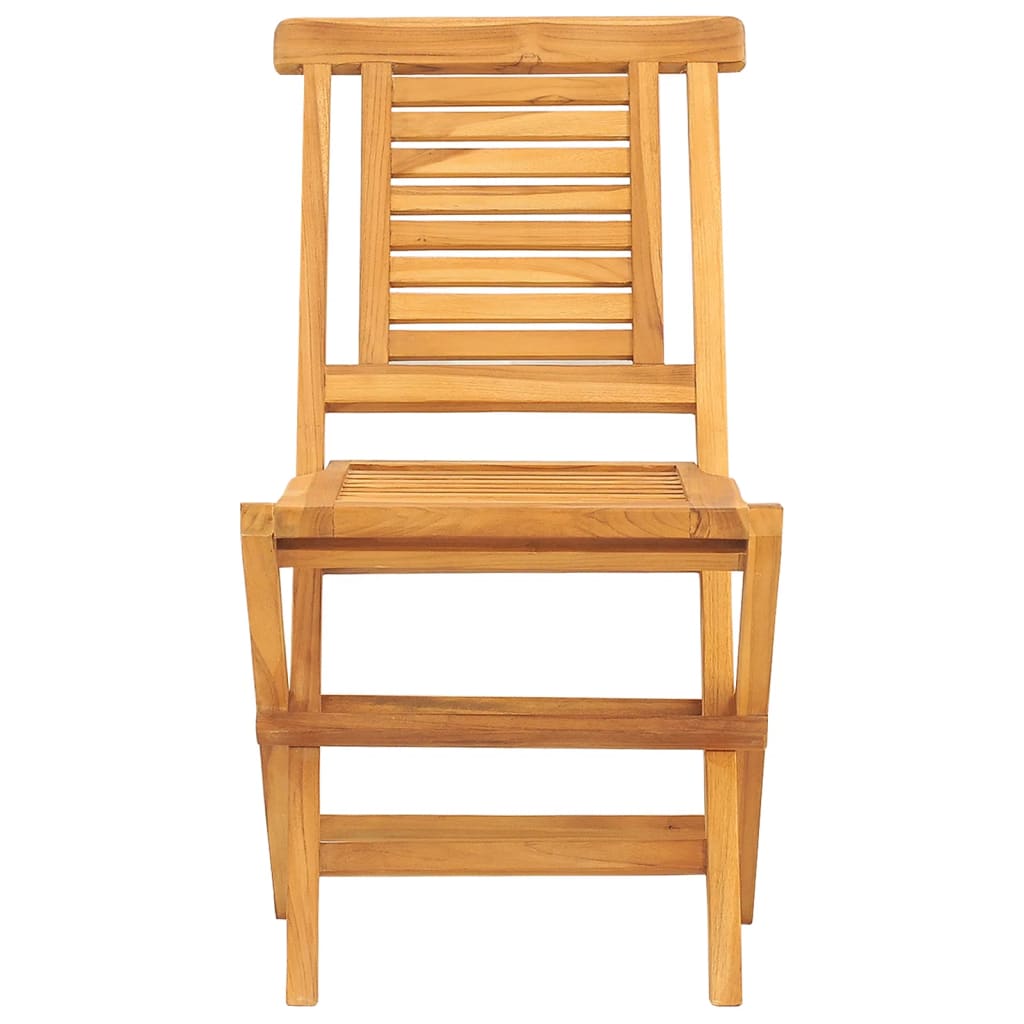 vidaXL Scaune de grădină pliante, 2 buc, 47x63x90 cm, lemn masiv tec vidaXL Scaune de grădină pliante, 2 buc, 47x63x90 cm, lemn masiv tec