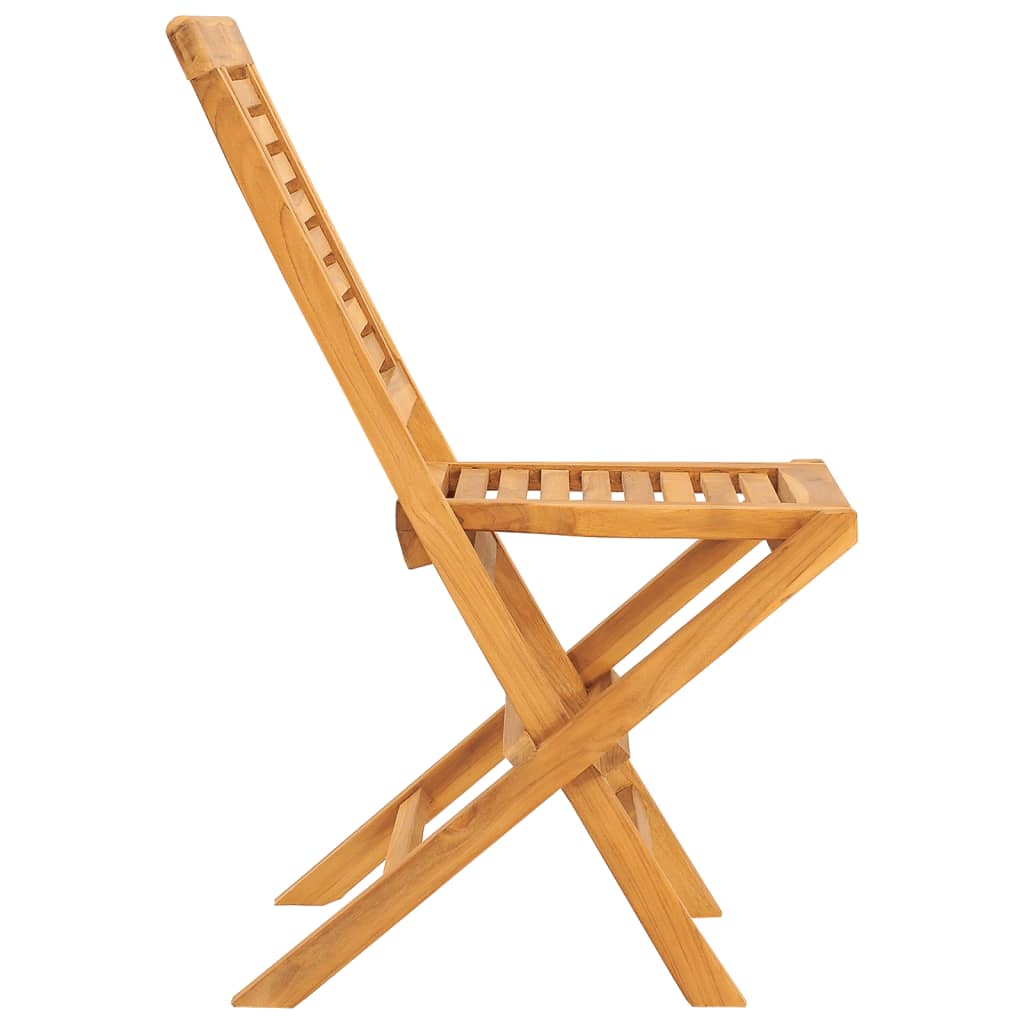 vidaXL Scaune de grădină pliante, 2 buc, 47x63x90 cm, lemn masiv tec vidaXL Scaune de grădină pliante, 2 buc, 47x63x90 cm, lemn masiv tec