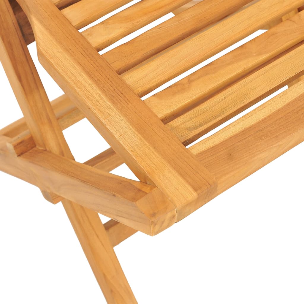 vidaXL Scaune de grădină pliante, 2 buc, 47x63x90 cm, lemn masiv tec vidaXL Scaune de grădină pliante, 2 buc, 47x63x90 cm, lemn masiv tec