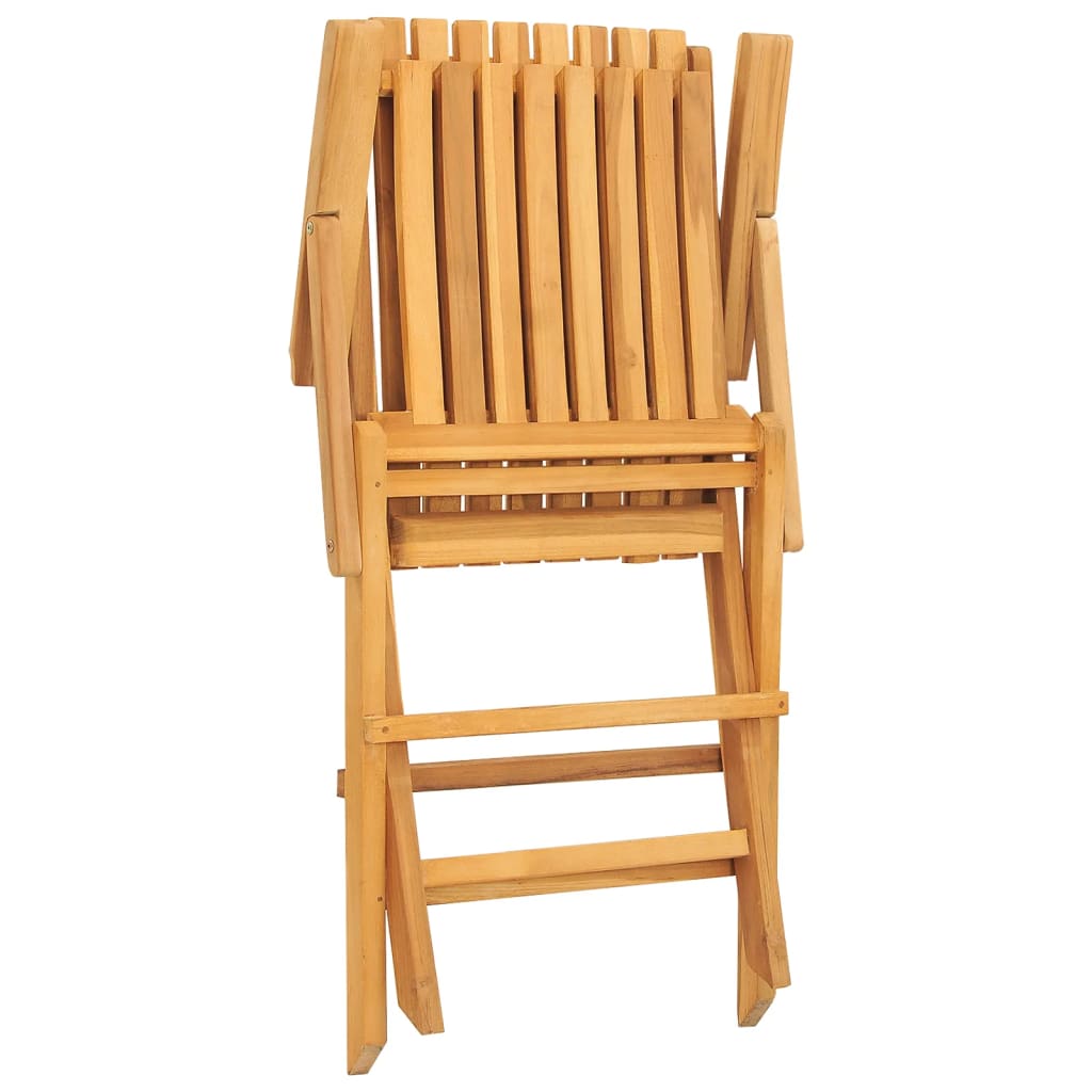 vidaXL Scaune de grădină pliante, 2 buc., 61x67x90 cm, lemn masiv tec vidaXL Scaune de grădină pliante, 2 buc., 61x67x90 cm, lemn masiv tec