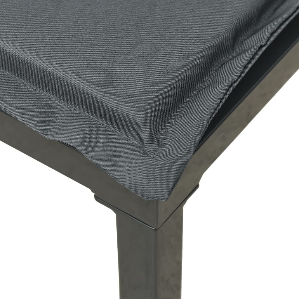 vidaXL Set mobilier de grădină, 4 piese, negru și gri, poliratan vidaXL Set mobilier de grădină, 4 piese, negru și gri, poliratan