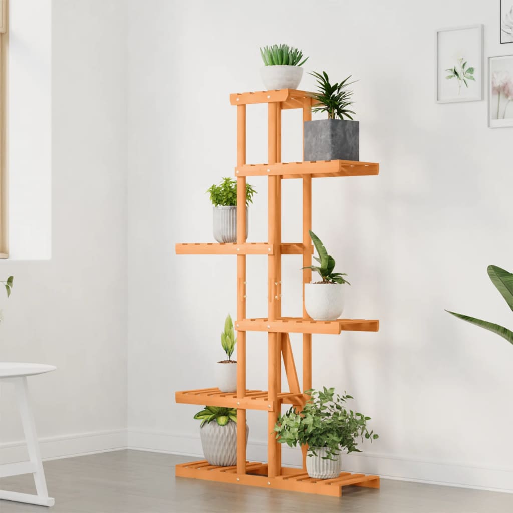 vidaXL Suport pentru flori, 75x25x140,5 cm, lemn masiv de brad