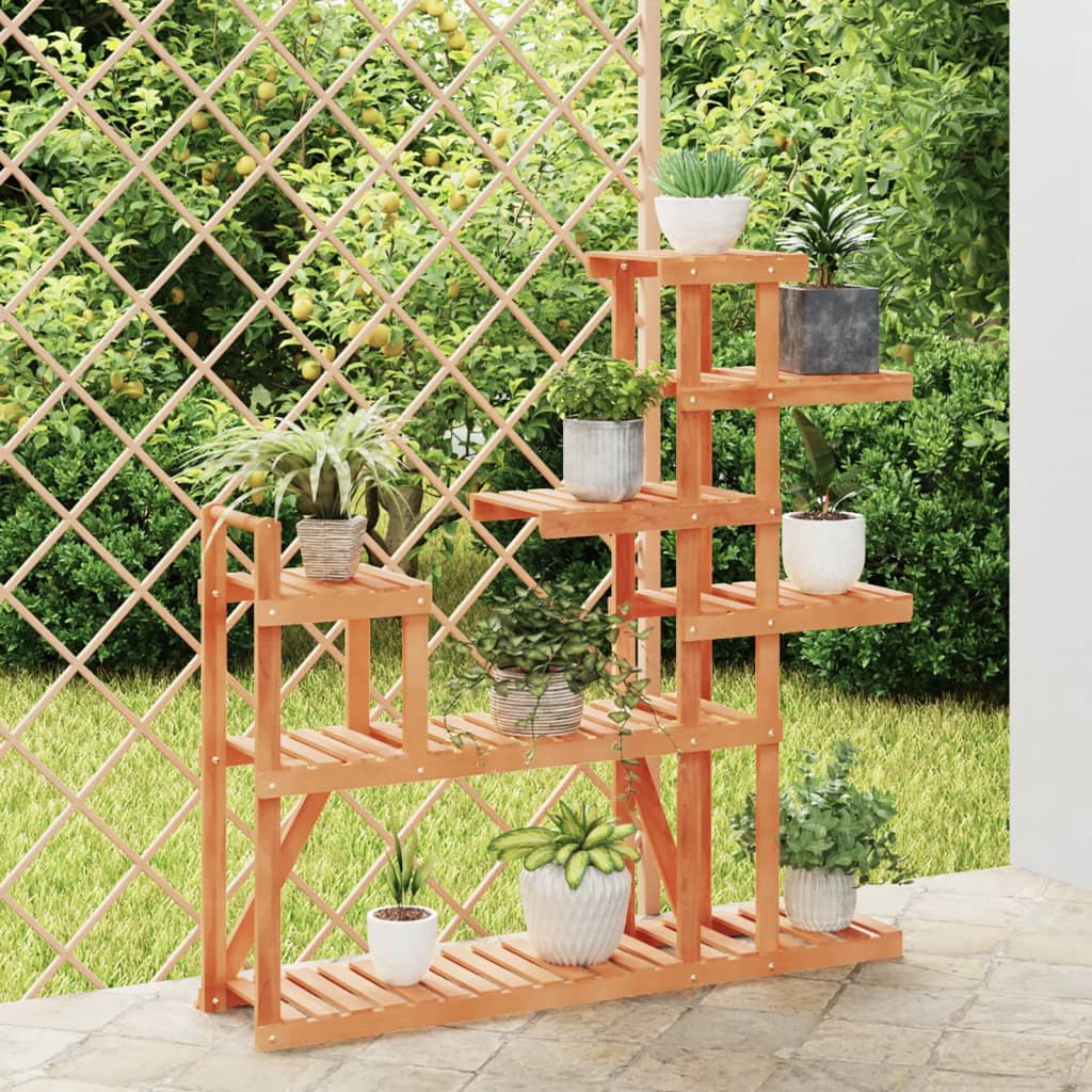 vidaXL Suport pentru flori, 110x25x111 cm, lemn masiv de brad vidaXL Suport pentru flori, 110x25x111 cm, lemn masiv de brad