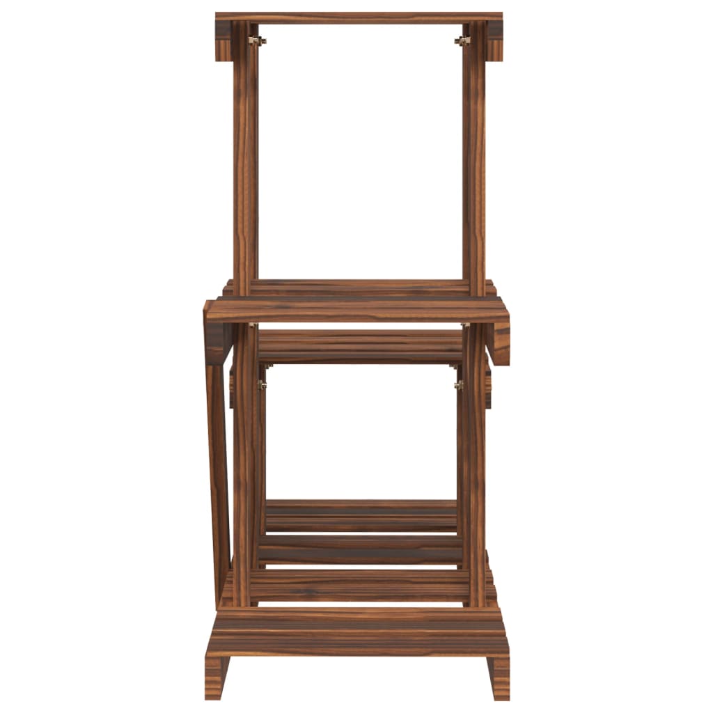 vidaXL Suport pentru flori, 58x25x51 cm, lemn masiv de brad