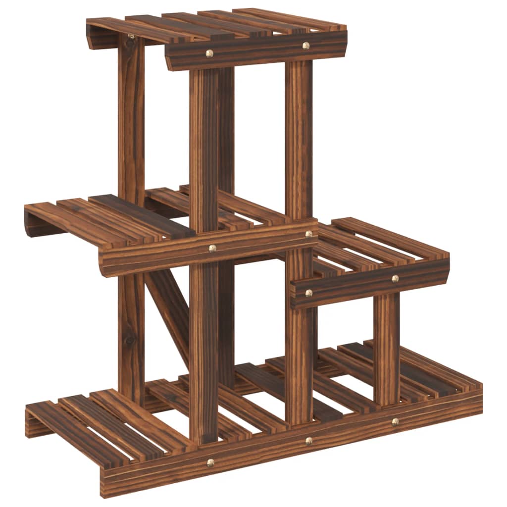 vidaXL Suport pentru flori, 58x25x51 cm, lemn masiv de brad