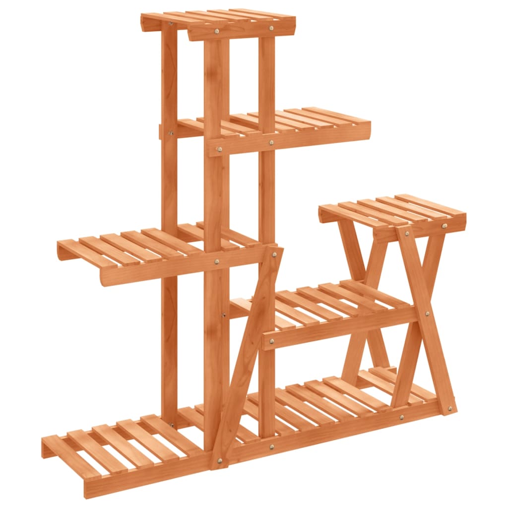 vidaXL Suport pentru flori, 95 x 25 x 96 cm, lemn masiv de brad vidaXL Suport pentru flori, 95 x 25 x 96 cm, lemn masiv de brad