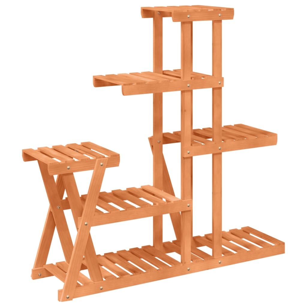 vidaXL Suport pentru flori, 95 x 25 x 96 cm, lemn masiv de brad vidaXL Suport pentru flori, 95 x 25 x 96 cm, lemn masiv de brad