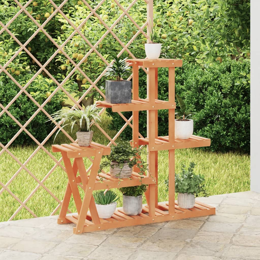 vidaXL Suport pentru flori, 95 x 25 x 96 cm, lemn masiv de brad vidaXL Suport pentru flori, 95 x 25 x 96 cm, lemn masiv de brad