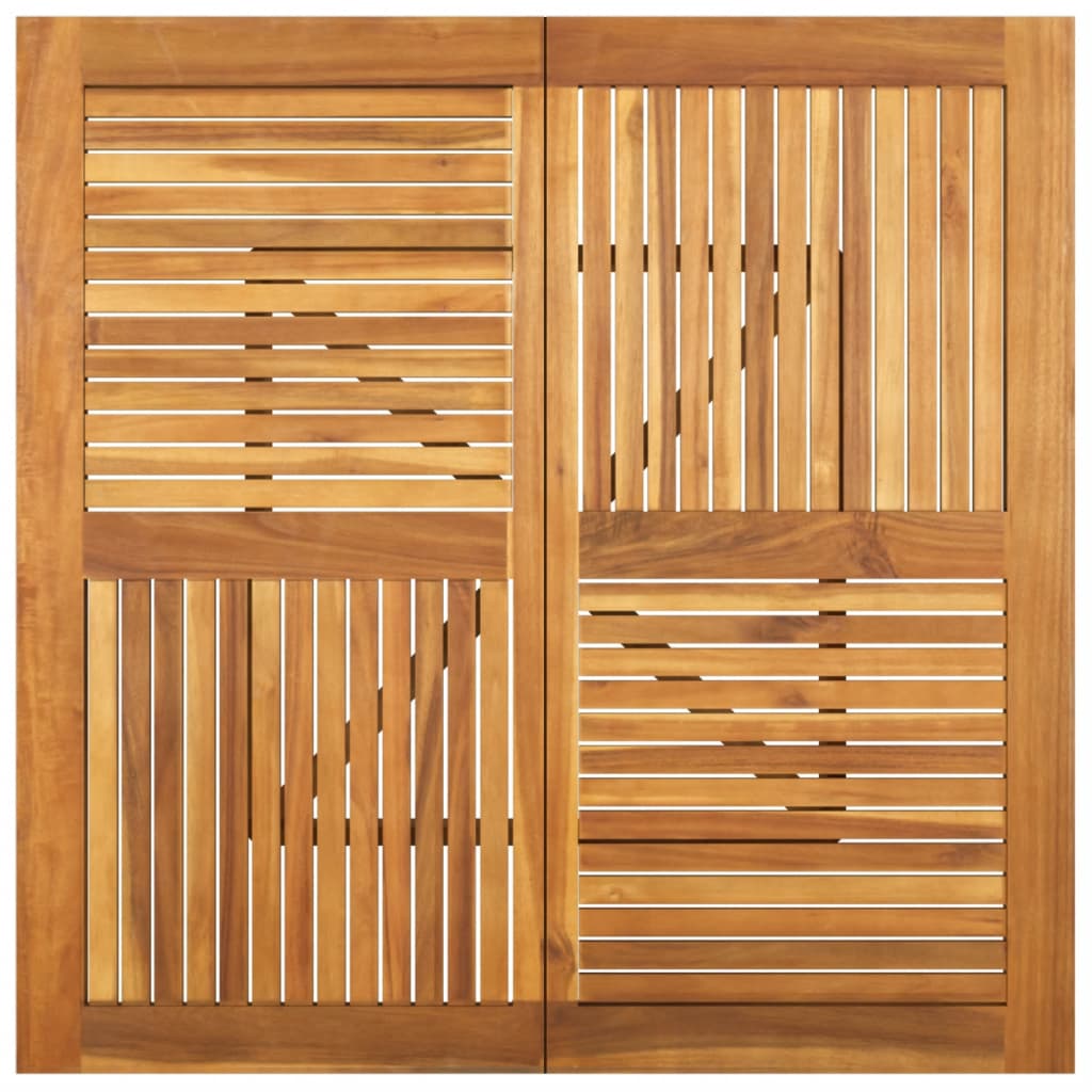 vidaXL Masă de grădină, 110x110x75 cm, lemn masiv de acacia vidaXL Masă de grădină, 110x110x75 cm, lemn masiv de acacia