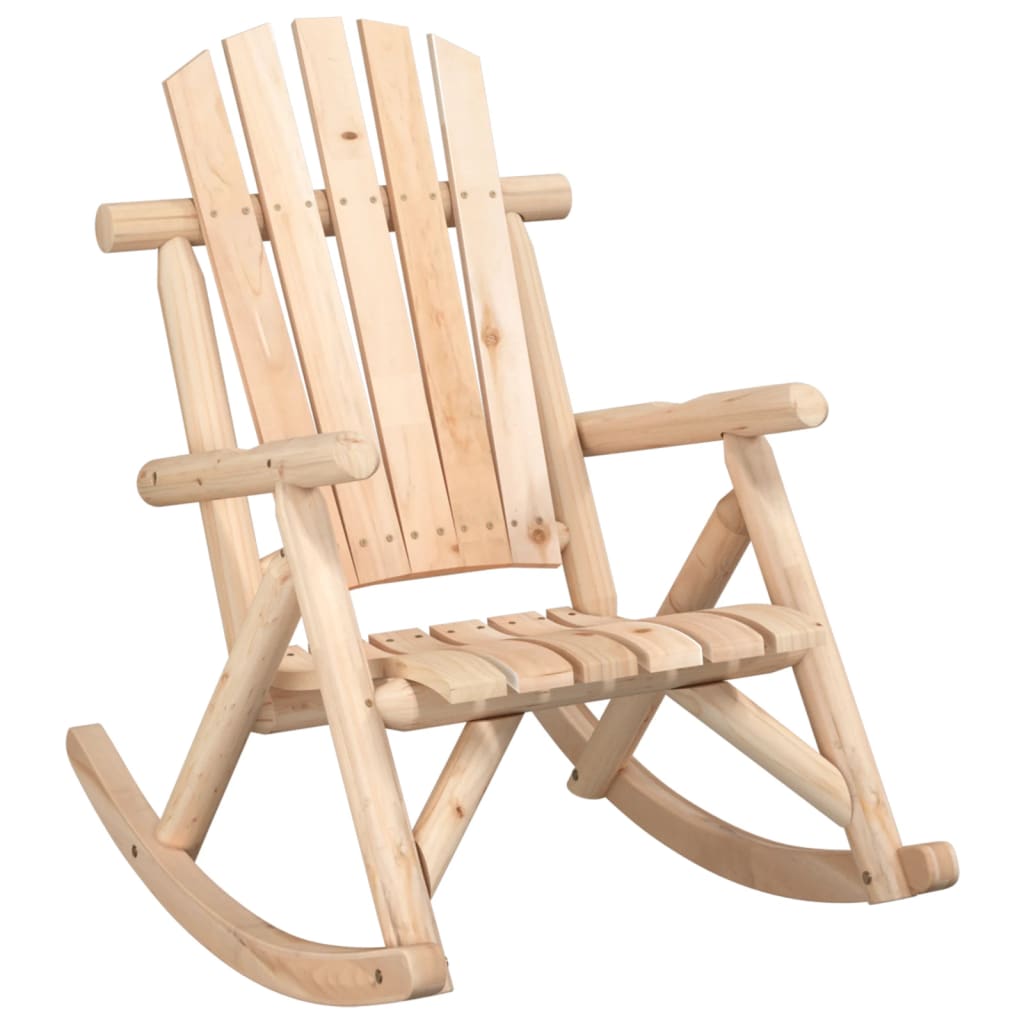 vidaXL Scaun balansoar de grădină, 69x96x101 cm, lemn masiv de molid vidaXL Scaun balansoar de grădină, 69x96x101 cm, lemn masiv de molid