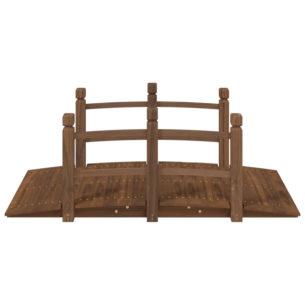 vidaXL Pod de grădină cu balustrade, 150x67x56 cm, lemn masiv de molid vidaXL Pod de grădină cu balustrade, 150x67x56 cm, lemn masiv de molid