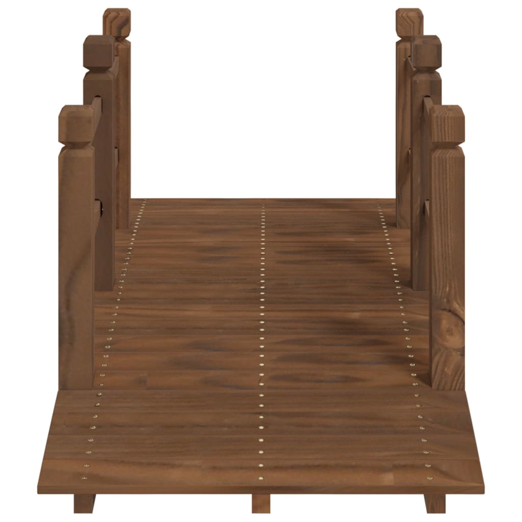 vidaXL Pod de grădină cu balustrade, 150x67x56 cm, lemn masiv de molid vidaXL Pod de grădină cu balustrade, 150x67x56 cm, lemn masiv de molid
