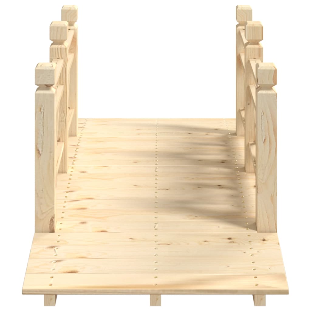 vidaXL Pod de grădină cu balustrade, 150x67x56 cm, lemn masiv de molid vidaXL Pod de grădină cu balustrade, 150x67x56 cm, lemn masiv de molid
