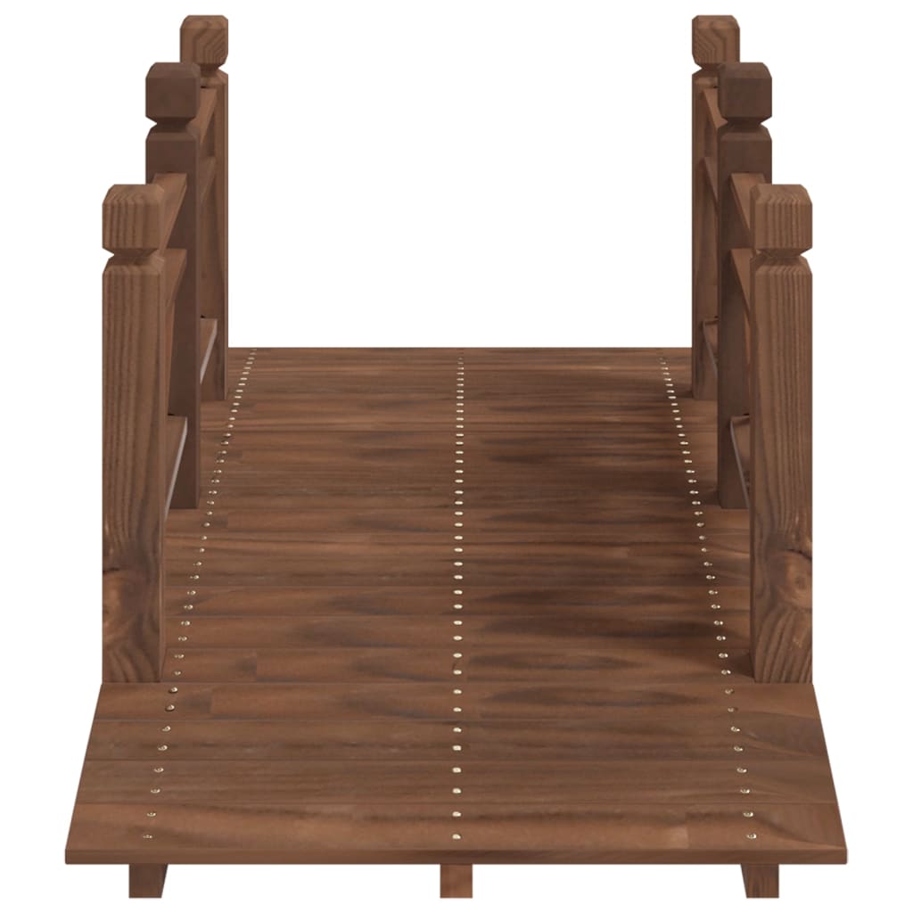 vidaXL Pod de grădină cu balustrade, 150x67x56 cm, lemn masiv de molid vidaXL Pod de grădină cu balustrade, 150x67x56 cm, lemn masiv de molid