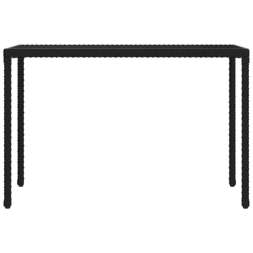 vidaXL Set mobilier de grădină cu perne, 6 piese, negru, poliratan vidaXL Set mobilier de grădină cu perne, 6 piese, negru, poliratan