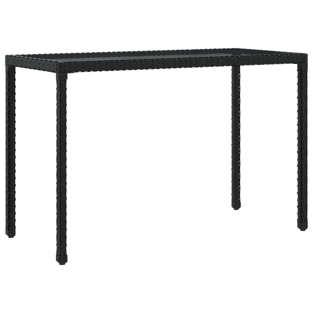 vidaXL Set mobilier de grădină cu perne, 6 piese, negru, poliratan vidaXL Set mobilier de grădină cu perne, 6 piese, negru, poliratan