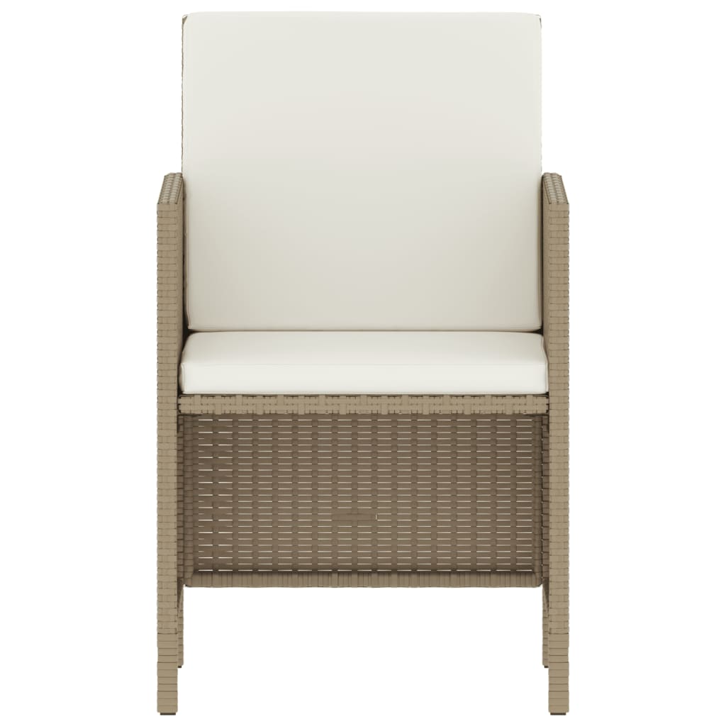 vidaXL Set mobilier pentru grădină, 6 piese, cu perne, bej, poliratan vidaXL Set mobilier pentru grădină, 6 piese, cu perne, bej, poliratan