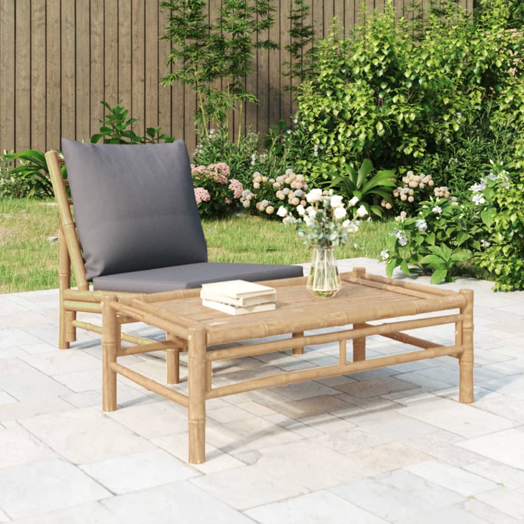 vidaXL Măsuță de cafea de grădină, 100x55x33 cm, bambus vidaXL Măsuță de cafea de grădină, 100x55x33 cm, bambus