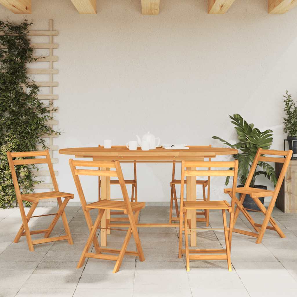 vidaXL Masă extensibilă de grădină 110-160x80x75 cm lemn masiv de tec