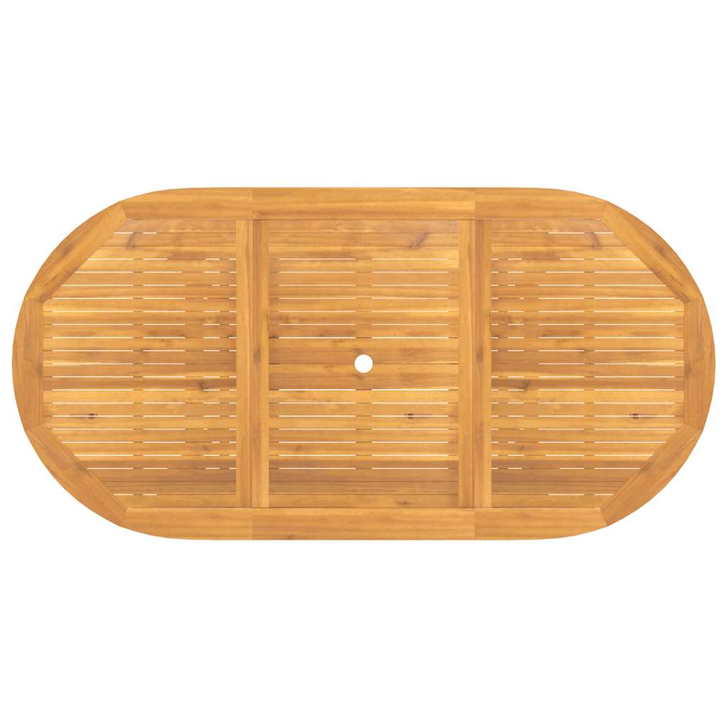 vidaXL Masă extensibilă de grădină 110-160x80x75 cm lemn masiv de tec