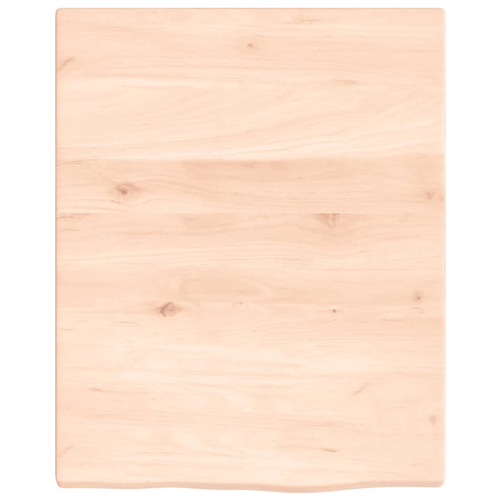 vidaXL Poliță de perete, 40x50x2 cm, lemn masiv de stejar netratat