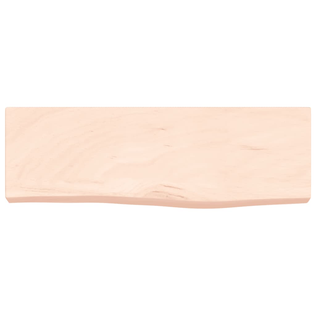 vidaXL Poliță de perete, 60x20x6 cm, lemn masiv de stejar netratat