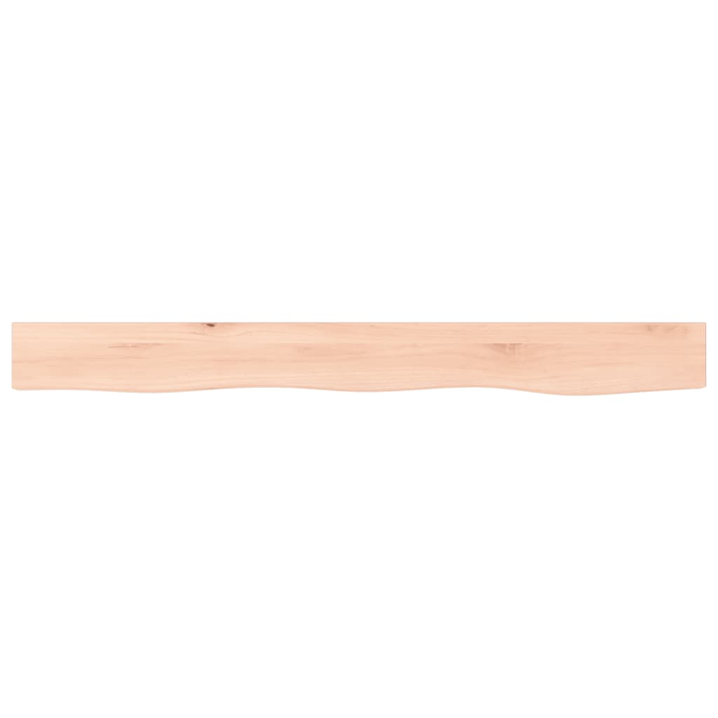 vidaXL Poliță de perete, 100x10x6 cm, lemn masiv de stejar netratat
