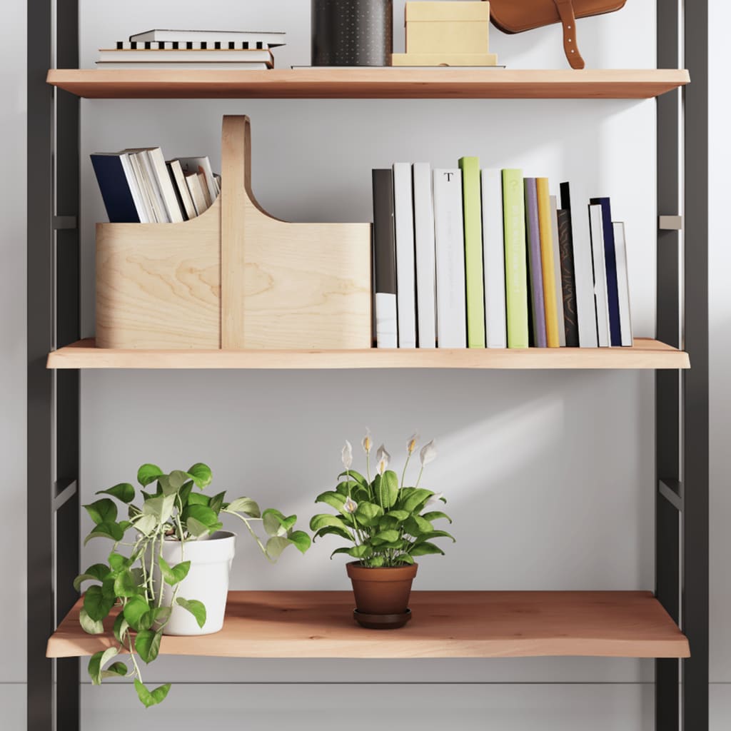 vidaXL Poliță de perete, 100x40x2 cm, lemn masiv de stejar netratat vidaXL Poliță de perete, 100x40x2 cm, lemn masiv de stejar netratat