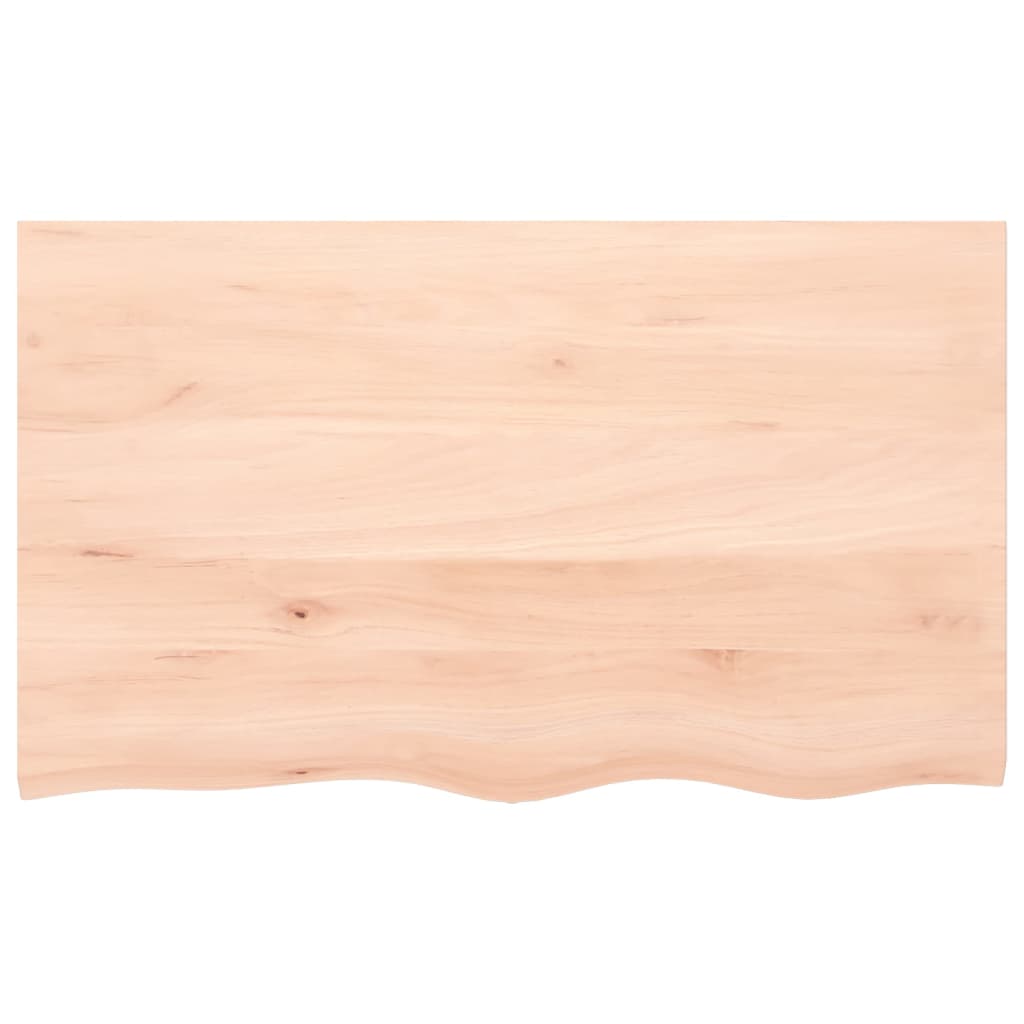 vidaXL Poliță de perete, 100x60x2 cm, lemn masiv de stejar netratat