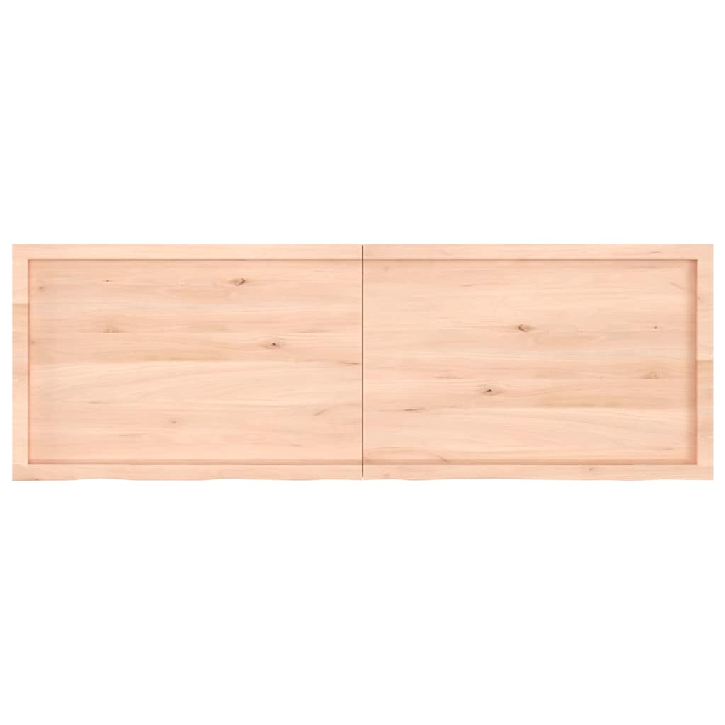vidaXL Poliță de perete, 180x60x(2-6)cm, lemn masiv de stejar netratat vidaXL Poliță de perete, 180x60x(2-6)cm, lemn masiv de stejar netratat