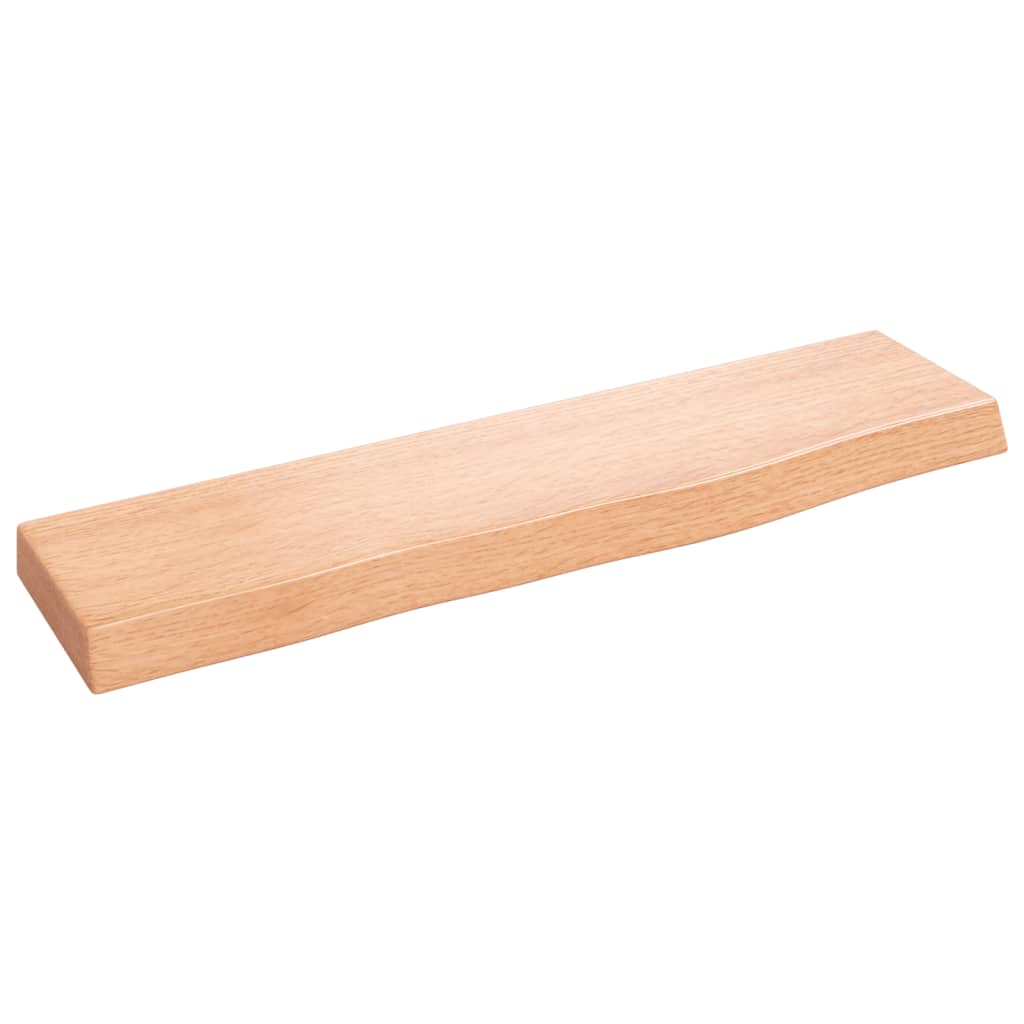 vidaXL Poliță perete maro deschis 40x10x2 cm lemn masiv stejar tratat vidaXL Poliță perete maro deschis 40x10x2 cm lemn masiv stejar tratat