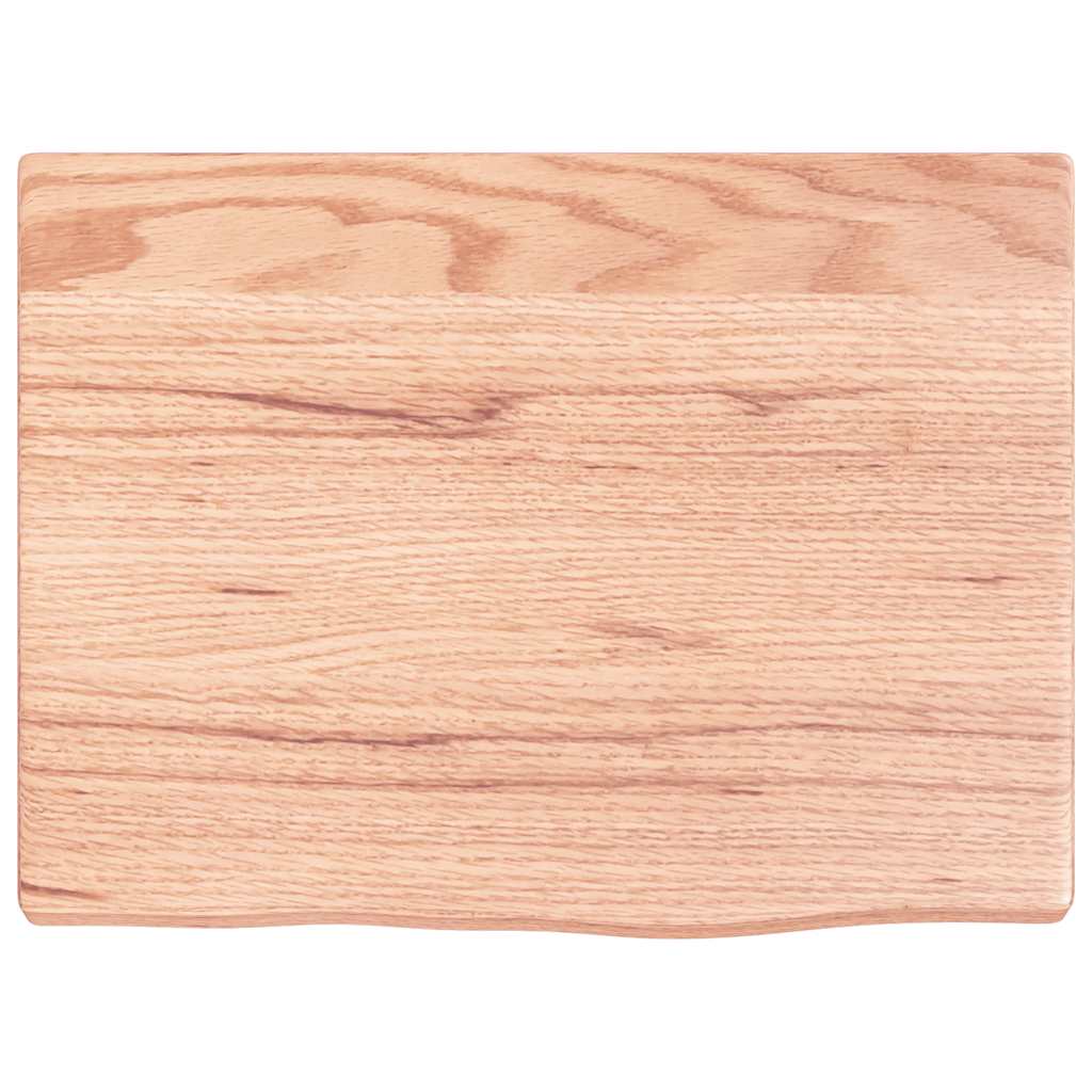 vidaXL Poliță perete maro deschis 40x30x2 cm lemn masiv stejar tratat vidaXL Poliță perete maro deschis 40x30x2 cm lemn masiv stejar tratat