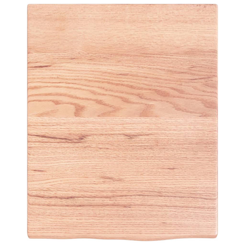 vidaXL Poliță perete maro deschis 40x50x2 cm lemn masiv stejar tratat